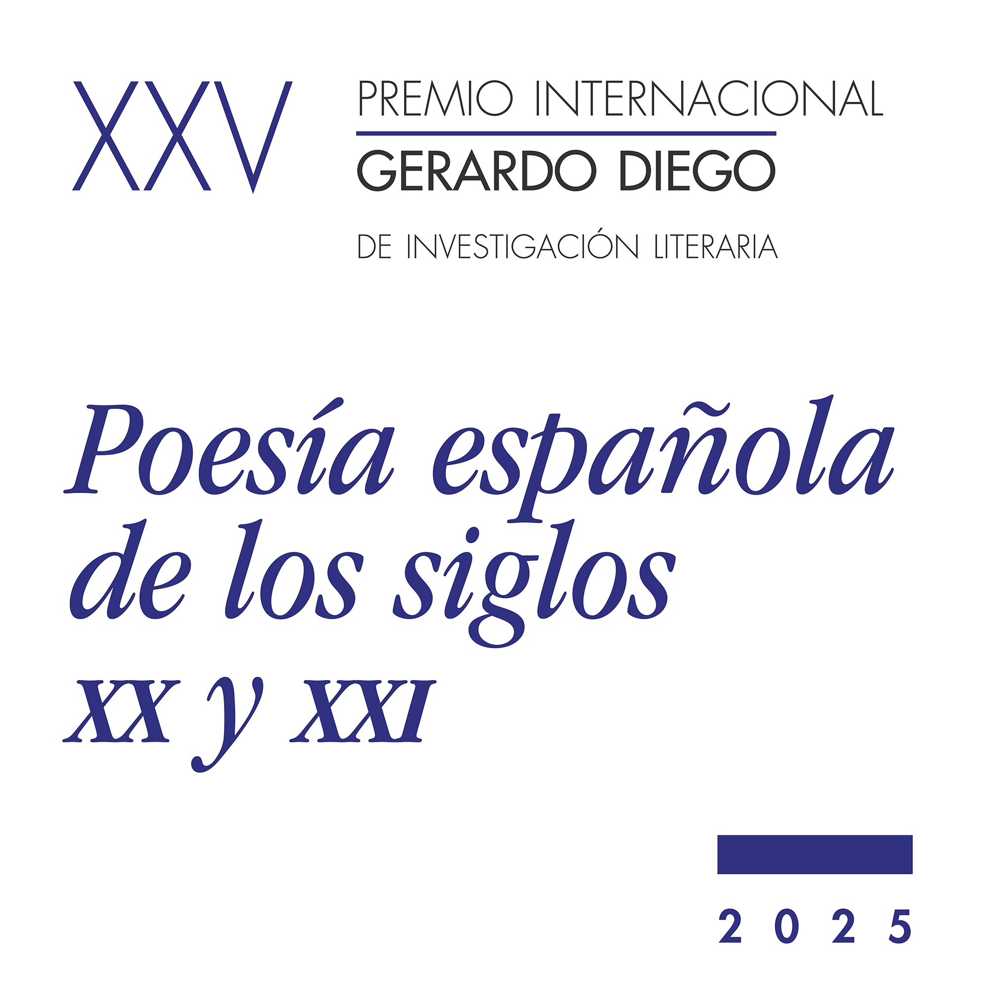 PREMIO GERARDO DIEGO 2025