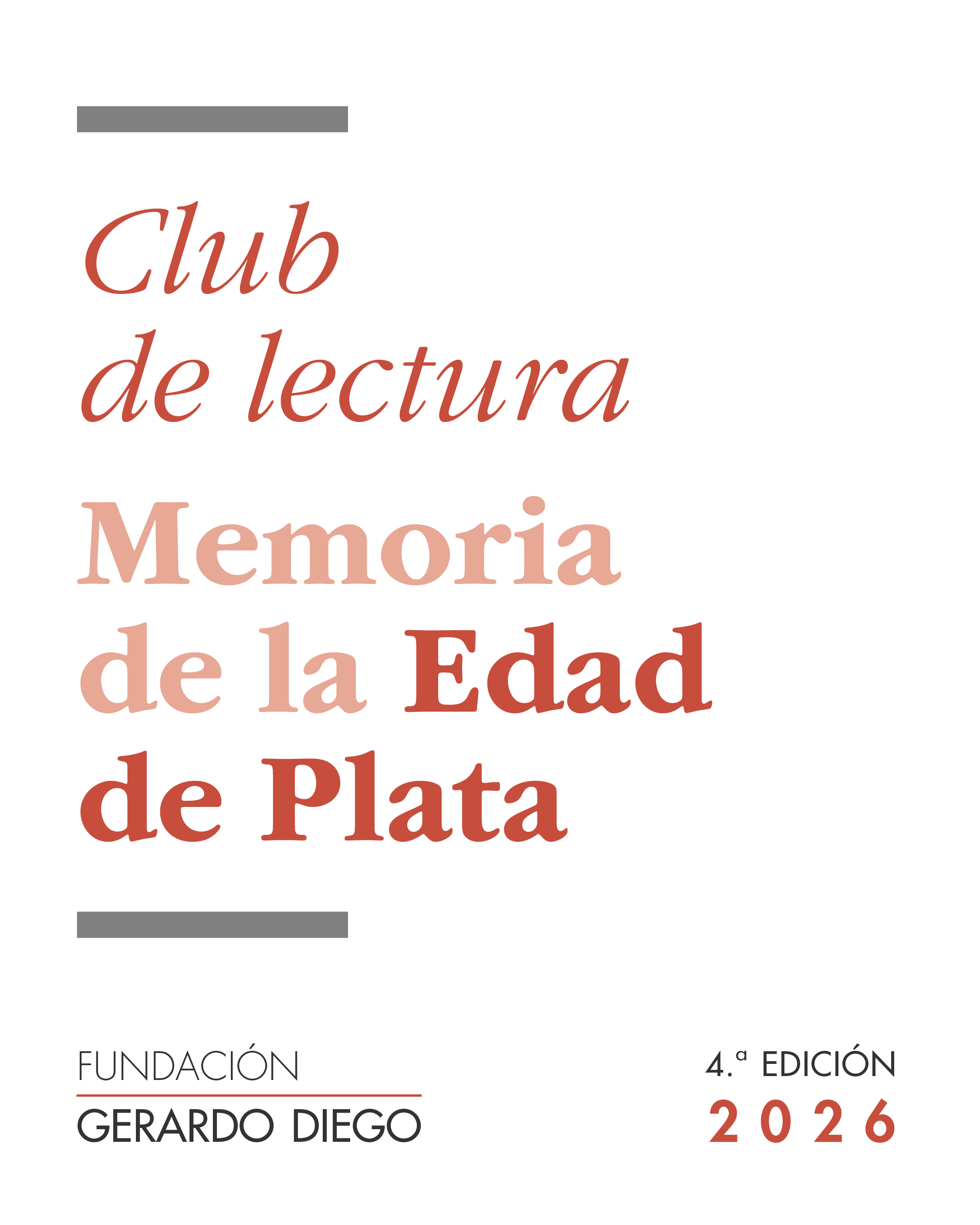 club de lectura 2026